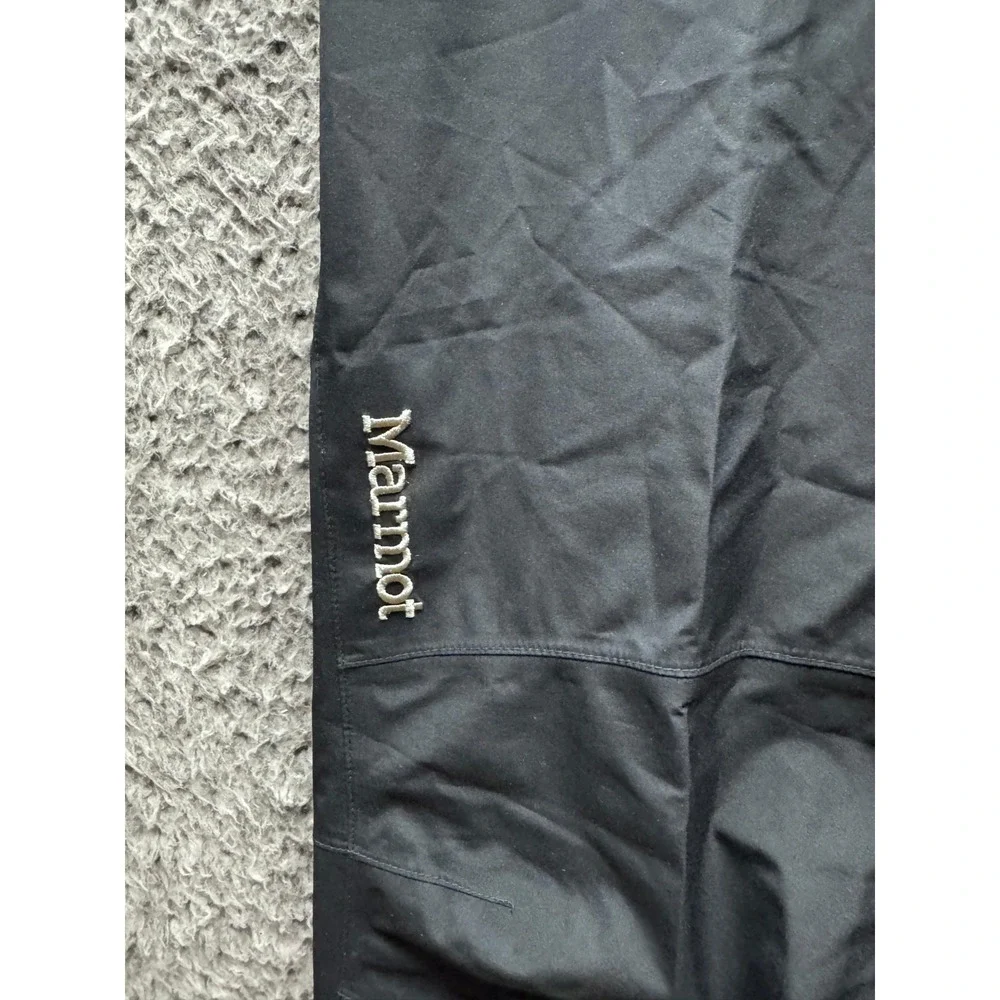 Marmot Gore-Tex Paclite Minimalist Water-Repellent Ski Pants‎ Black Mens Size XL